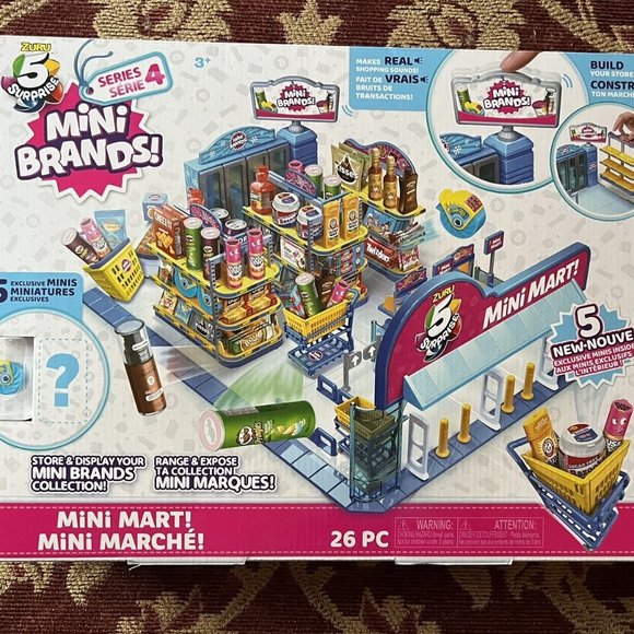 Mini Brands Toys New Zuru Mini Brands Series 4 Mini Mart